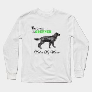 Dog Lover funny saying with Gordon Setter illustration Long Sleeve T-Shirt